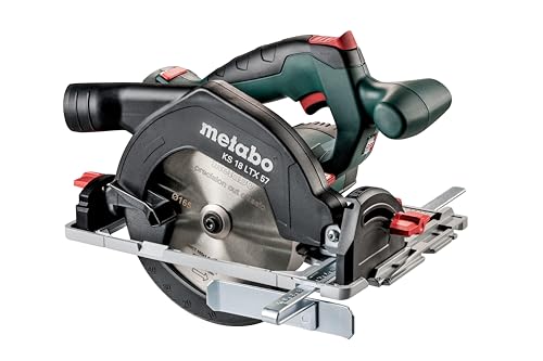 Metabo Akku-Handkreissäge KS 18 LTX 57 – 601857840 – 18 V – Kreissäge für den universellen Einsatz – Ohne Akku und Ladegerät