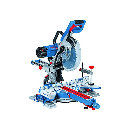 Bosch Professional Kappsäge Gehrungssäge GCM 350-254 (1.800 Watt, inkl. 1x Kreissägeblatt Holz, Klemmschelle)