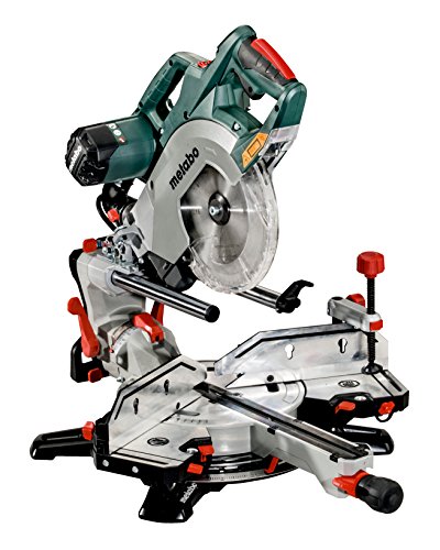 Metabo Kappsäge KGSV 72 XACT SYM (mit Zugfunktion + symetrisch verstellbarem Anschlagsystem, 1500 W, inkl. Laser + Arbeitslicht, Tisch drehbar) 612216000