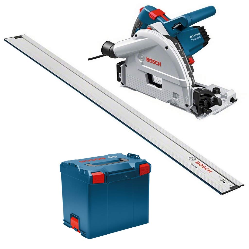 Bosch Tauchkreissäge GKT 55 GCE mit Führungsschiene